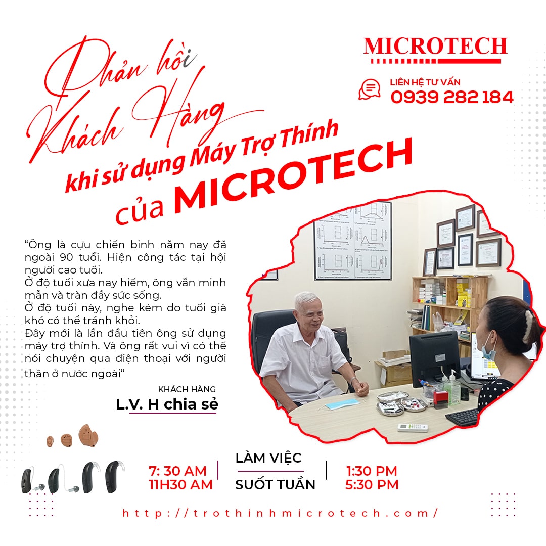 PHẢN HỒI KHÁCH HÀNG KHI SỬ DỤNG MÁY TRỢ THÍNH