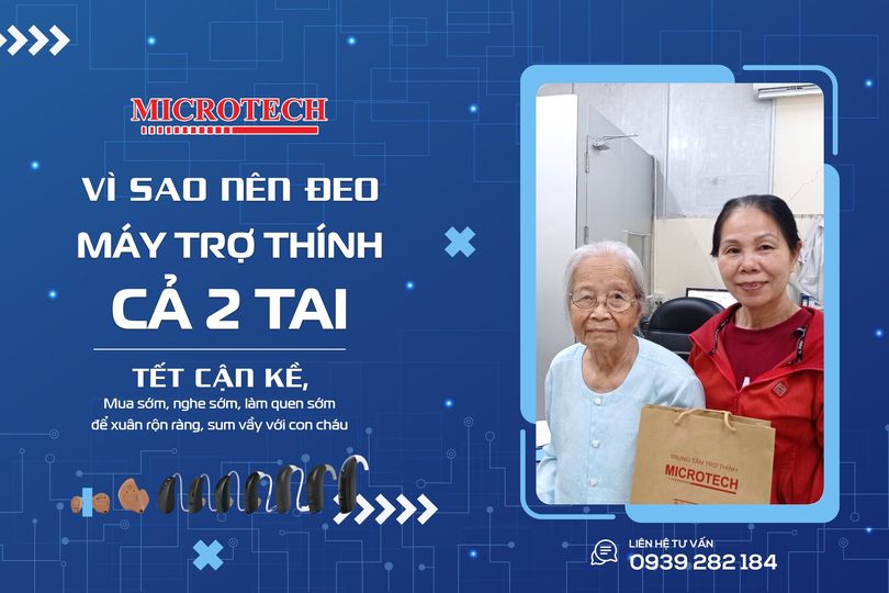 VÌ SAO NÊN ĐEO MÁY TRỢ THÍNH CẢ HAI TAI?